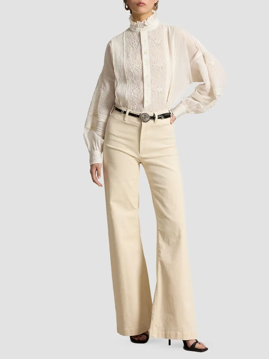 Polo Ralph Lauren Women's Beaton High-Rise Corduroy Flared Pants | Thumbnail 2 Polo Ralph Lauren Women's Beaton High-Rise Corduroy Flared Pants | Thumbnail 2
