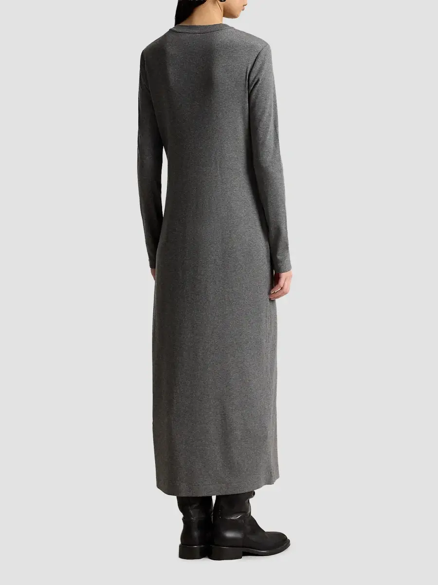 Polo Ralph Lauren Women's Rib-Knit Henley Maxi Dress | Thumbnail 3 Polo Ralph Lauren Women's Rib-Knit Henley Maxi Dress | Thumbnail 3