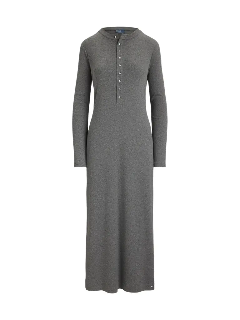 Women's Rib-Knit Henley Maxi Dress Women's Rib-Knit Henley Maxi Dress