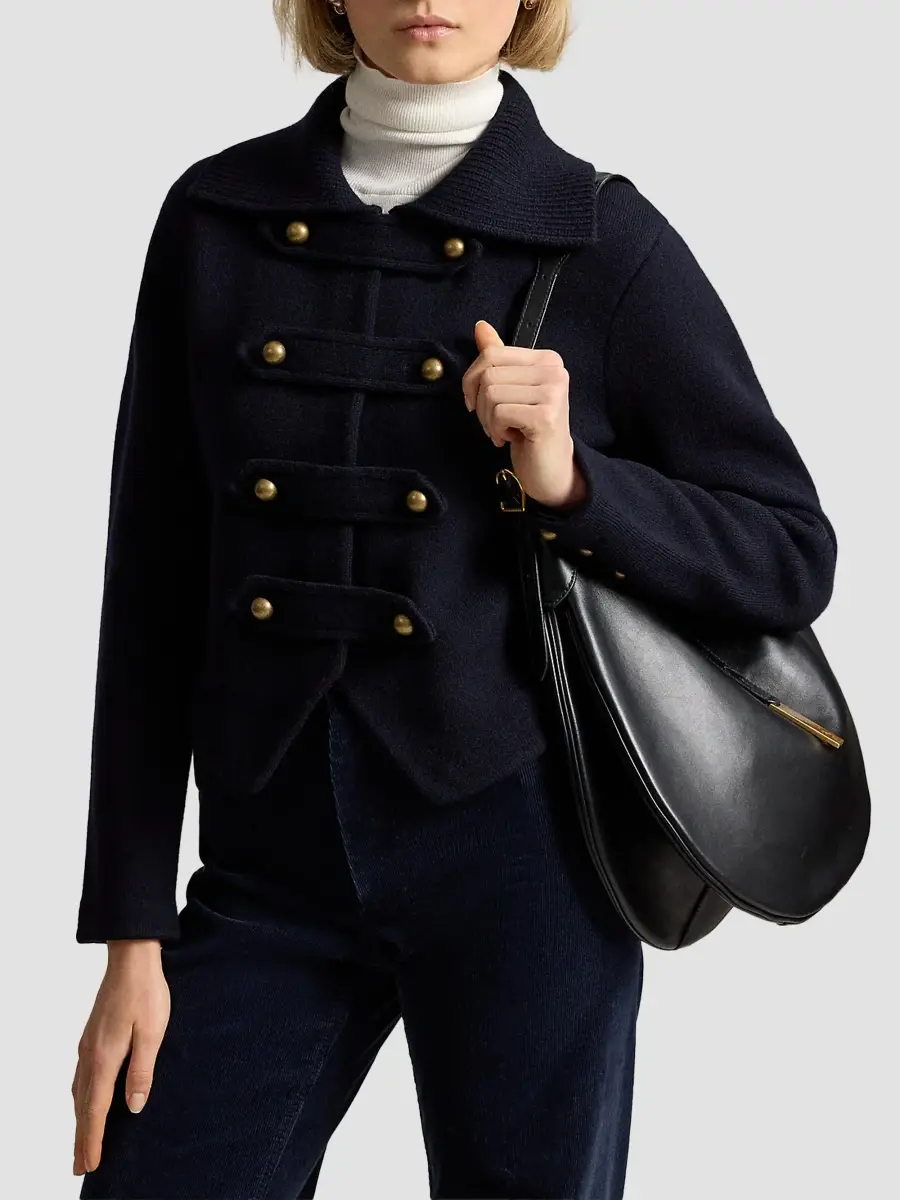 Polo Ralph Lauren Women's Double-Faced Wool Knit Cardigan Jacket | Thumbnail 6 Polo Ralph Lauren Women's Double-Faced Wool Knit Cardigan Jacket | Thumbnail 6