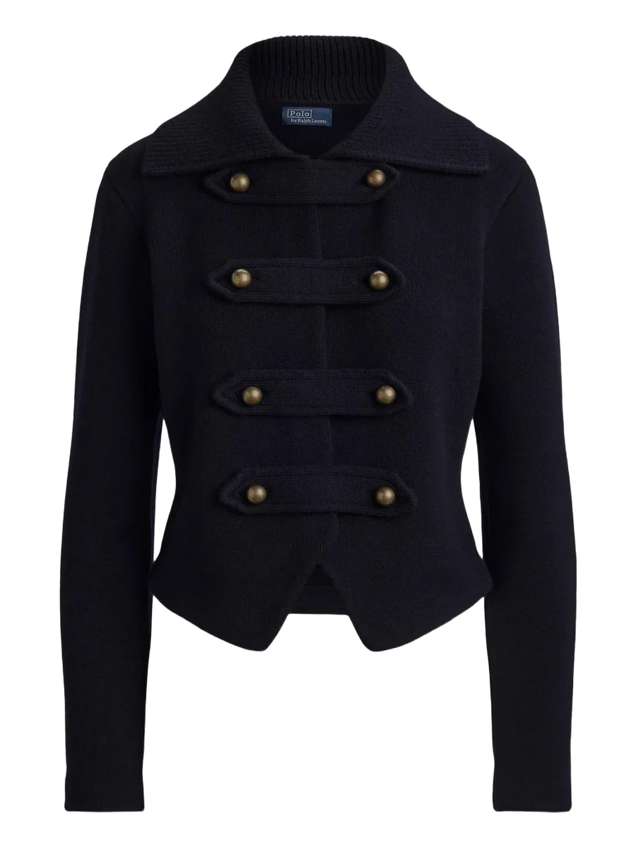 Polo Ralph Lauren Women's Double-Faced Wool Knit Cardigan Jacket
