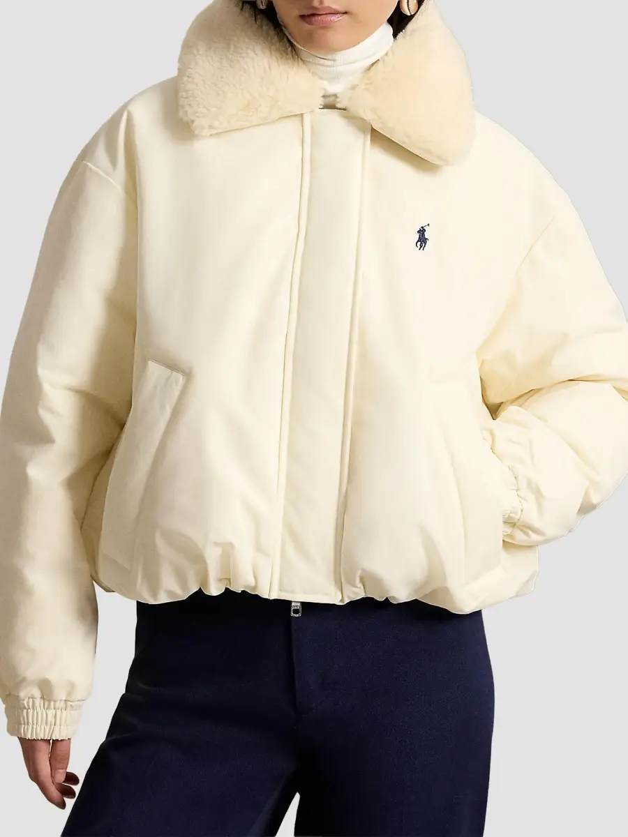Polo Ralph Lauren Women's Faux-Shearling Collar Down Puffer Jacket | Thumbnail 4 Polo Ralph Lauren Women's Faux-Shearling Collar Down Puffer Jacket | Thumbnail 4