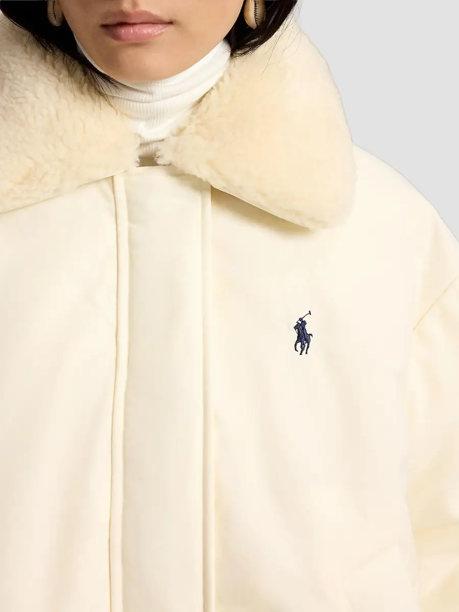 Polo Ralph Lauren Women's Faux-Shearling Collar Down Puffer Jacket | Thumbnail 5 Polo Ralph Lauren Women's Faux-Shearling Collar Down Puffer Jacket | Thumbnail 5