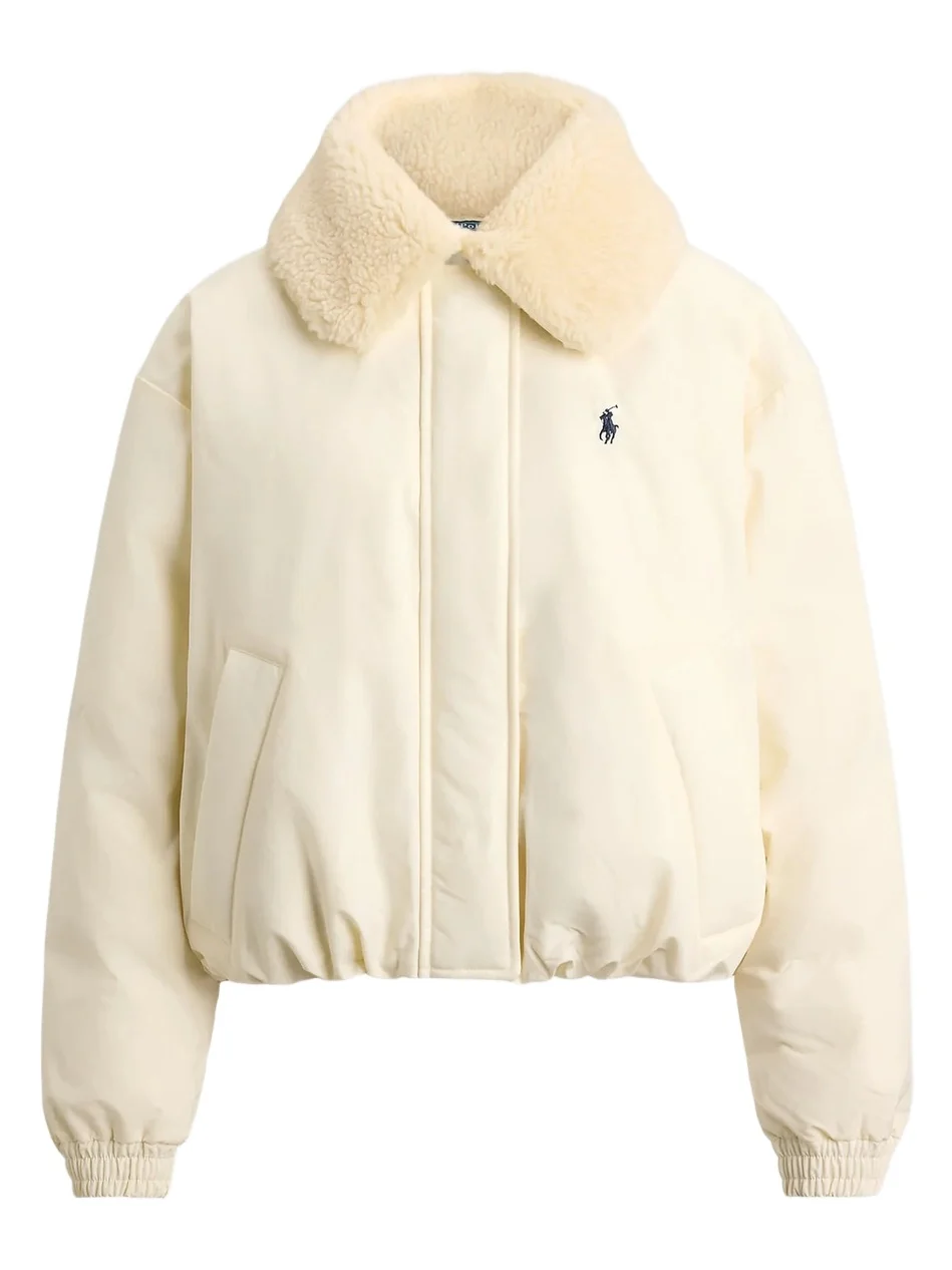 Polo Ralph Lauren Women's Faux-Shearling Collar Down Puffer Jacket