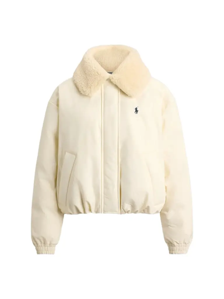 Women's Faux-Shearling Collar Down Puffer Jacket