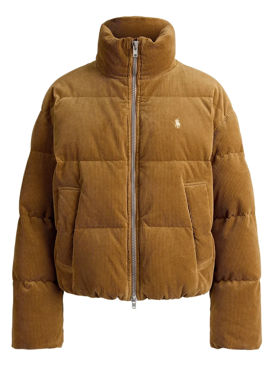 Polo Ralph Lauren Women's Corduroy Woven Down Puffer Coat