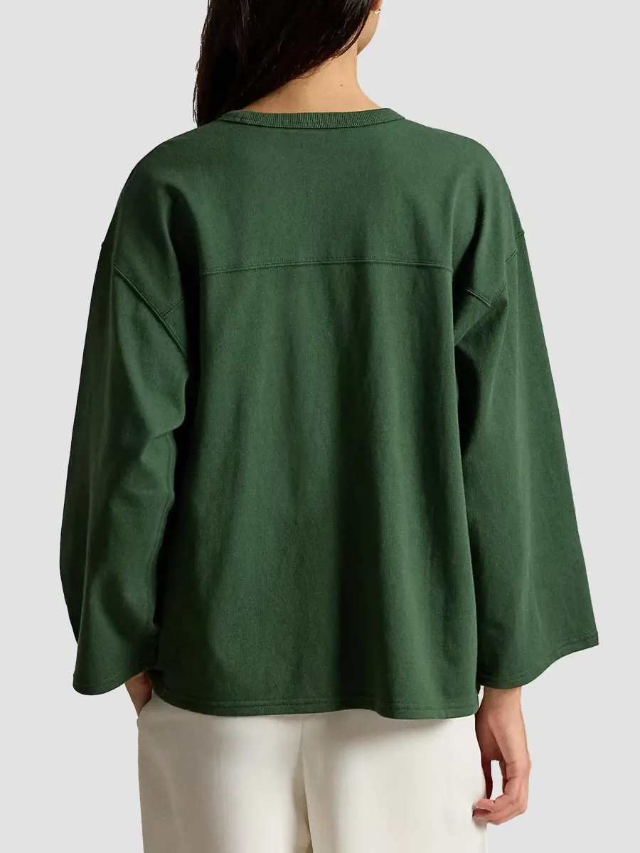 Polo Ralph Lauren Women's Varisty Logo Relaxed-Fit T-Shirt | Thumbnail 3 Polo Ralph Lauren Women's Varisty Logo Relaxed-Fit T-Shirt | Thumbnail 3