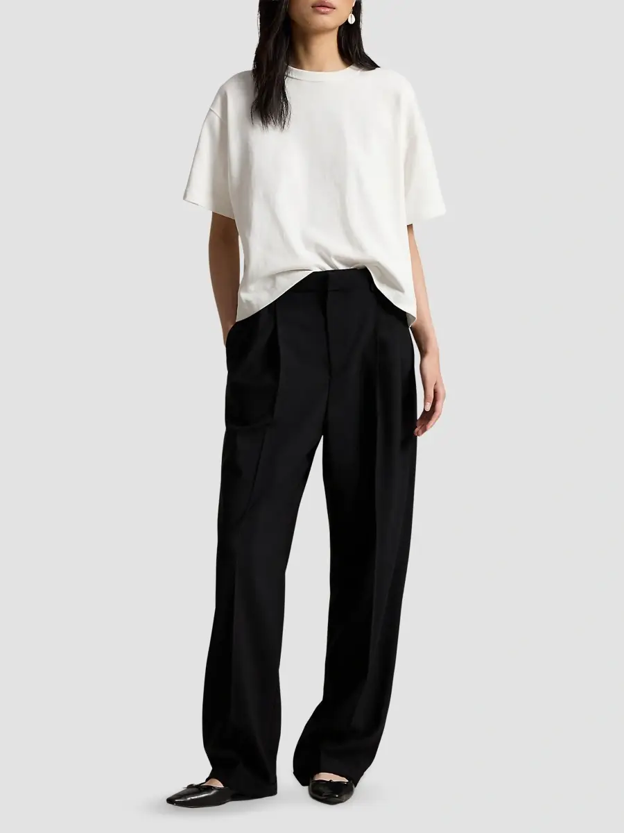 Polo Ralph Lauren Women's Bacall Wool-Blend Faille Pants | Thumbnail 2 Polo Ralph Lauren Women's Bacall Wool-Blend Faille Pants | Thumbnail 2
