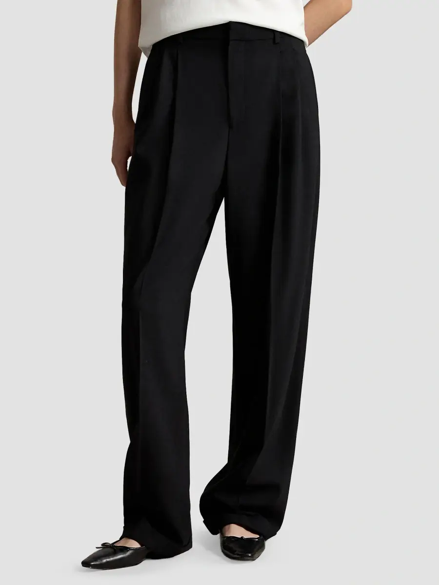 Polo Ralph Lauren Women's Bacall Wool-Blend Faille Pants | Thumbnail 4 Polo Ralph Lauren Women's Bacall Wool-Blend Faille Pants | Thumbnail 4