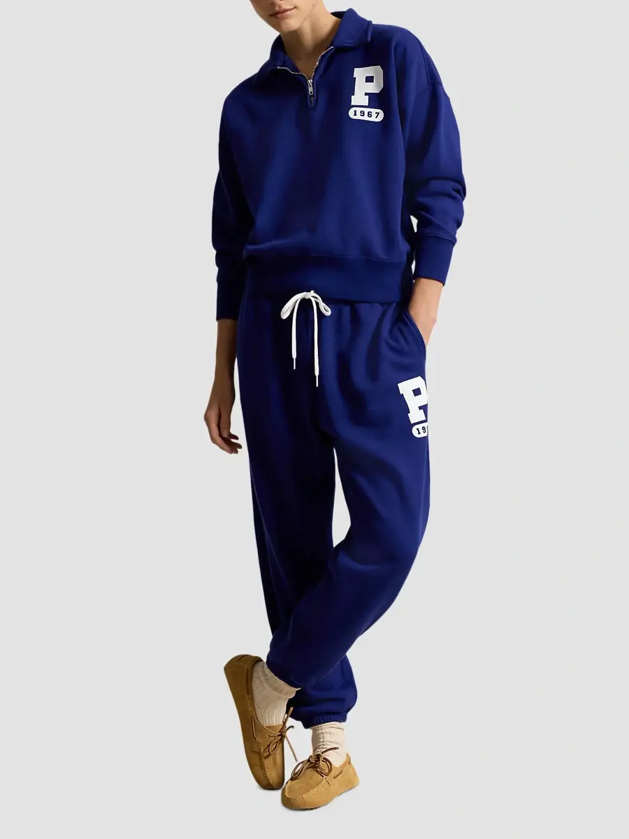 Polo Ralph Lauren Women's Vintage Logo Fleece Jogger Pants | Thumbnail 2 Polo Ralph Lauren Women's Vintage Logo Fleece Jogger Pants | Thumbnail 2