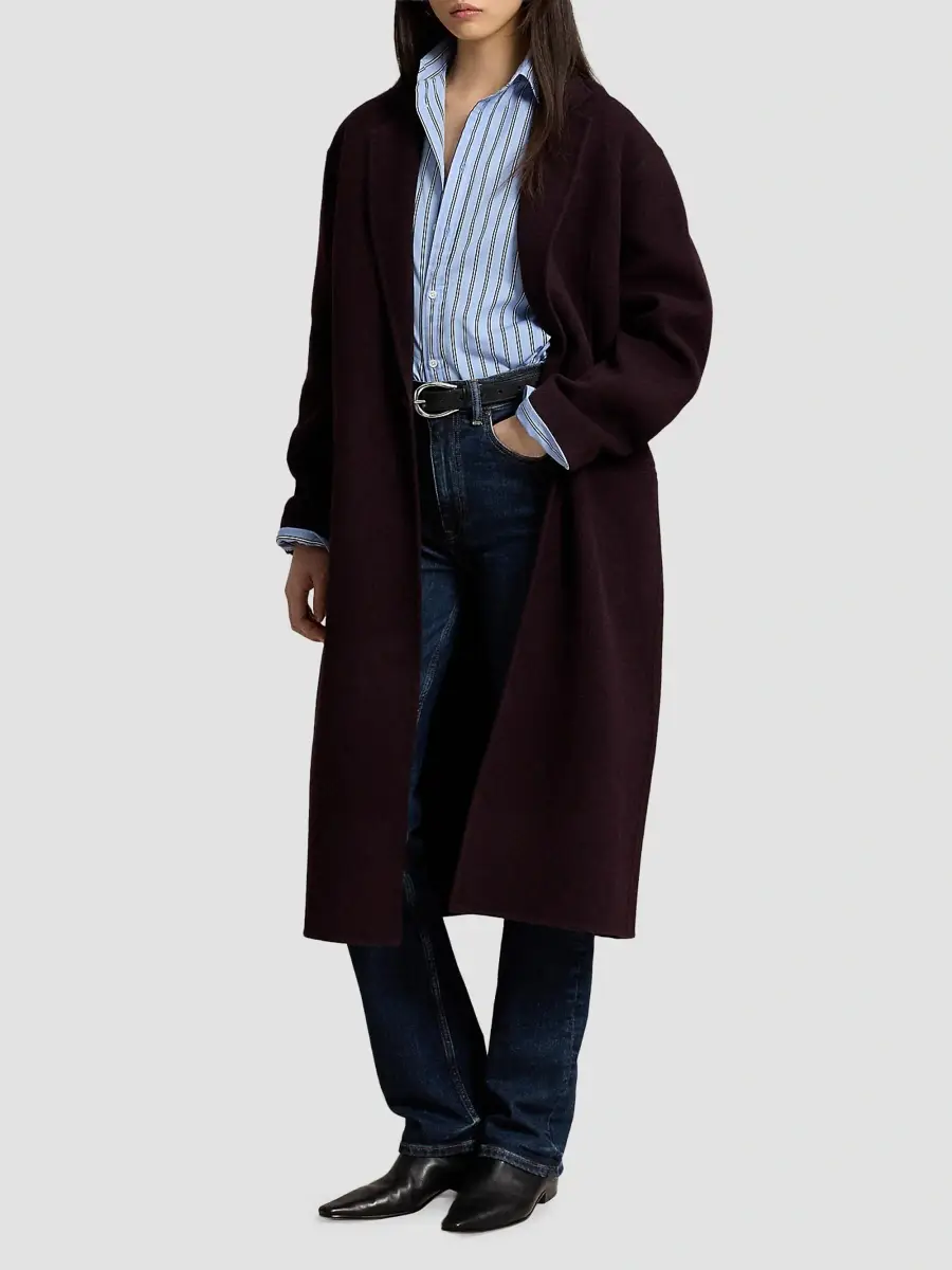 Polo Ralph Lauren Women's Double-Faced Wool Top Coat | Thumbnail 2