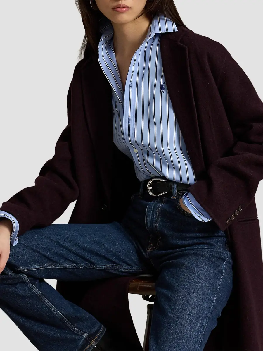Polo Ralph Lauren Women's Double-Faced Wool Top Coat | Thumbnail 4