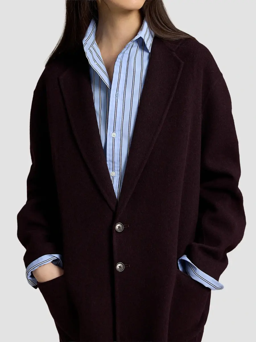 Polo Ralph Lauren Women's Double-Faced Wool Top Coat | Thumbnail 5