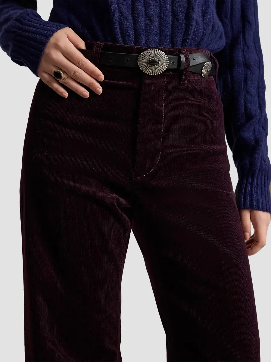 Polo Ralph Lauren Women's Wide-Wale Corduroy Flared Pants | Thumbnail 5 Polo Ralph Lauren Women's Wide-Wale Corduroy Flared Pants | Thumbnail 5