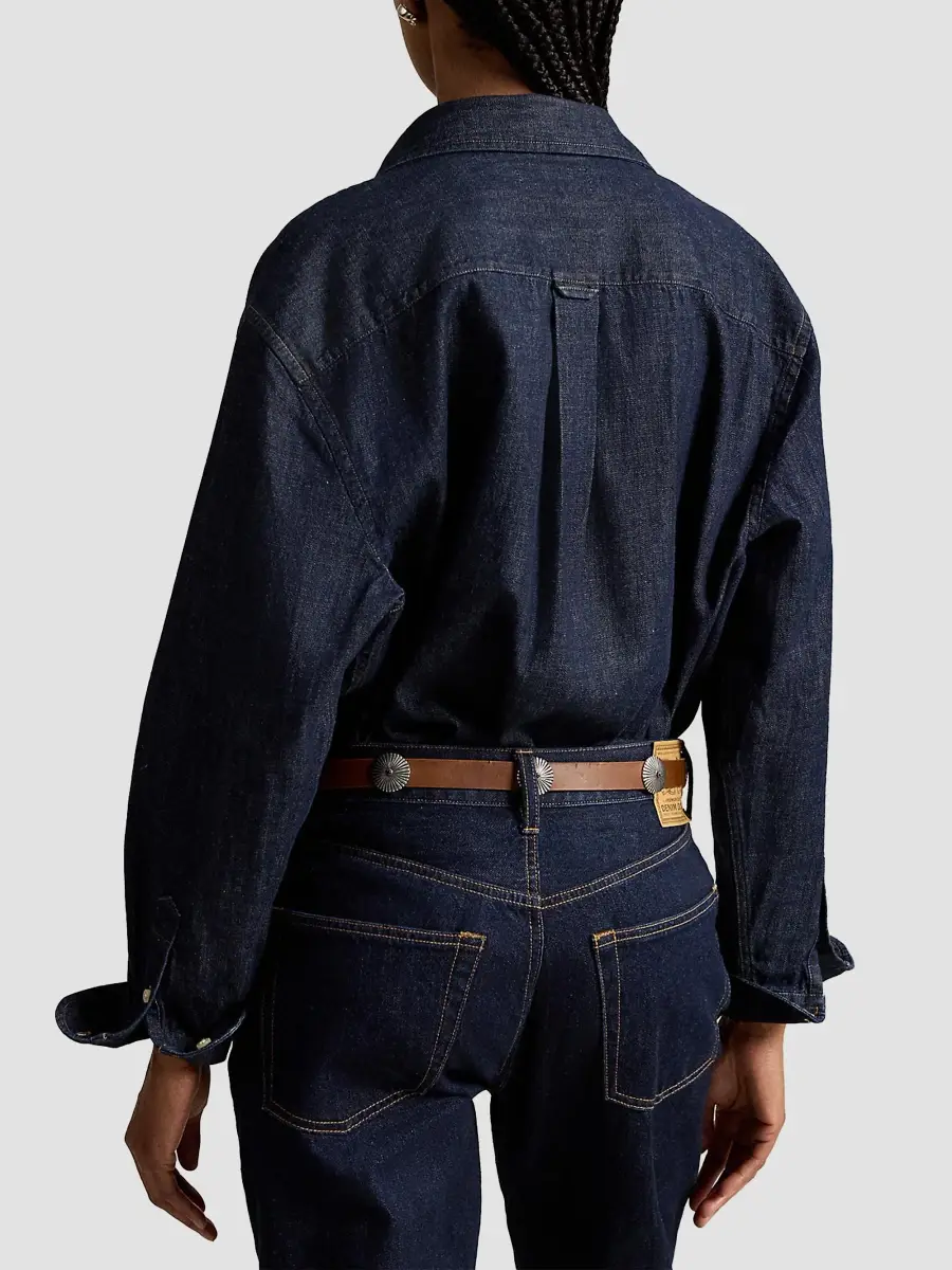 Polo Ralph Lauren Women's The Big Denim Shirt | Thumbnail 3 Polo Ralph Lauren Women's The Big Denim Shirt | Thumbnail 3