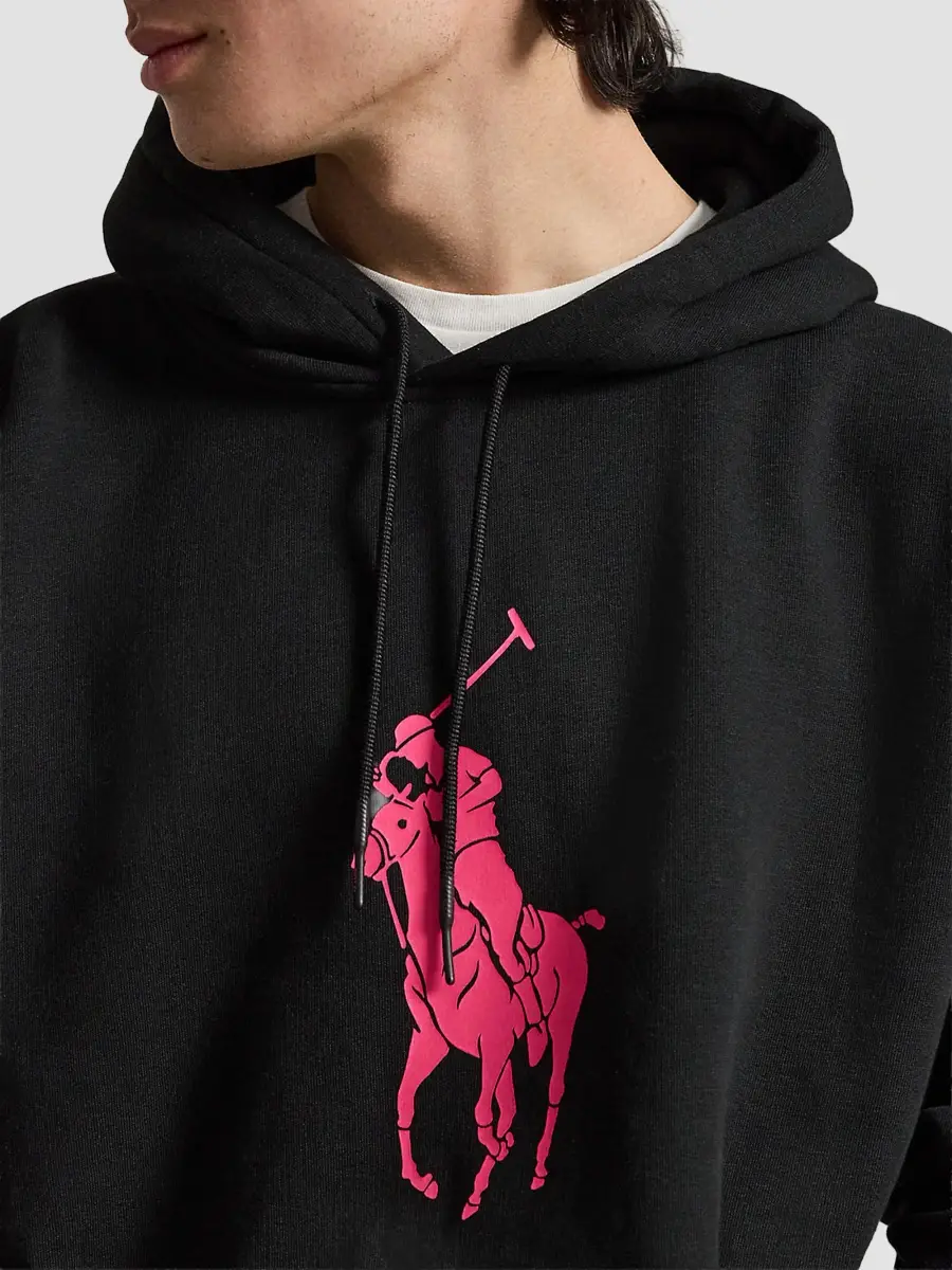 Polo Ralph Lauren Women's Pink Pony Fleece Hoodie | Thumbnail 5 Polo Ralph Lauren Women's Pink Pony Fleece Hoodie | Thumbnail 5