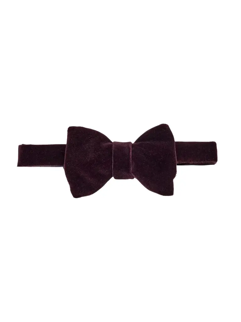 Ralph Lauren Purple Label Men's Velvet & Peau De Soie Self-Tied Bow Tie