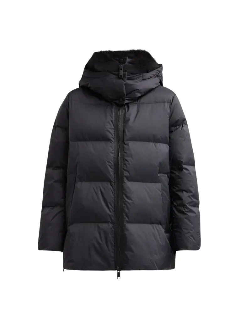Yves Salomon Women's Doudoune Waterproof Fur-Trimmed Puffer Jacket