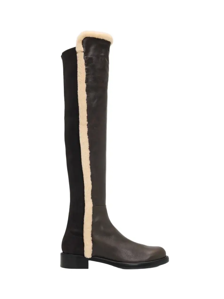 Women's 5050 Cozy Gisele Faux-Shearling Leather Over-the-Knee Boots Women's 5050 Cozy Gisele Faux-Shearling Leather Over-the-Knee Boots
