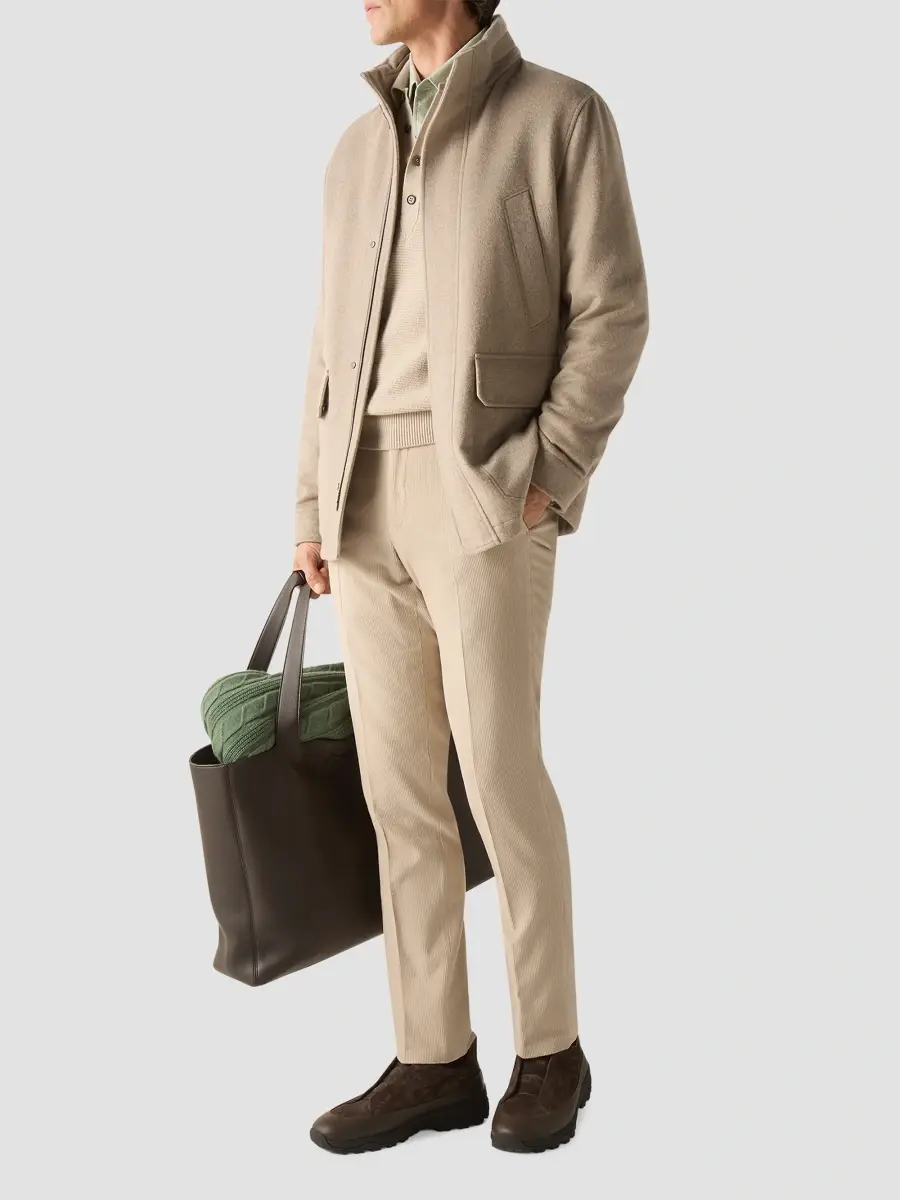 Zegna Men's Oasi Cashmere Elements Car Coat | Thumbnail 6 Zegna Men's Oasi Cashmere Elements Car Coat | Thumbnail 6