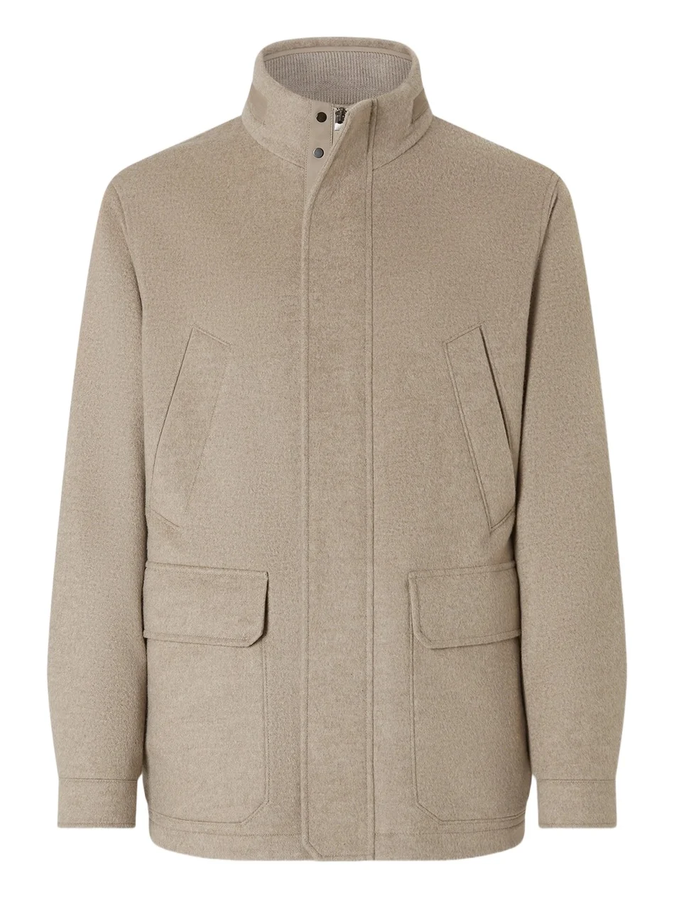 Zegna Men's Oasi Cashmere Elements Car Coat