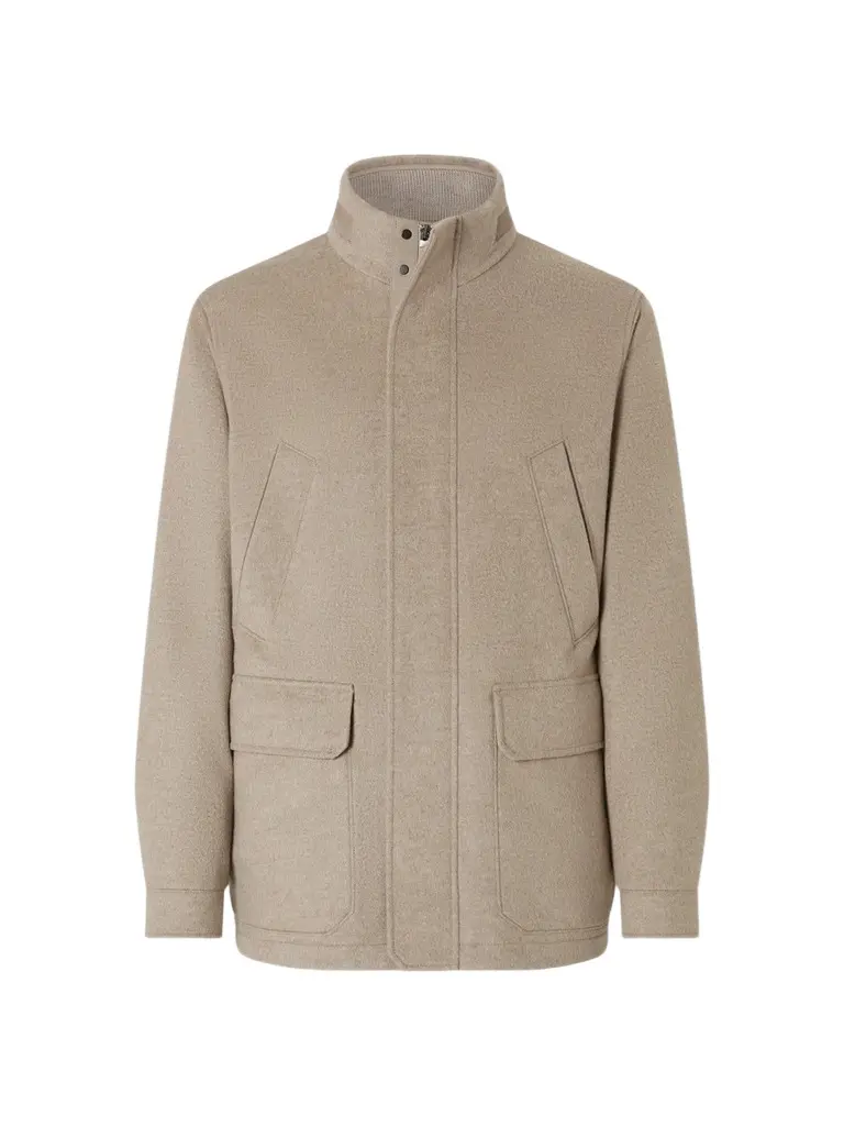 Zegna Men's Oasi Cashmere Elements Car Coat
