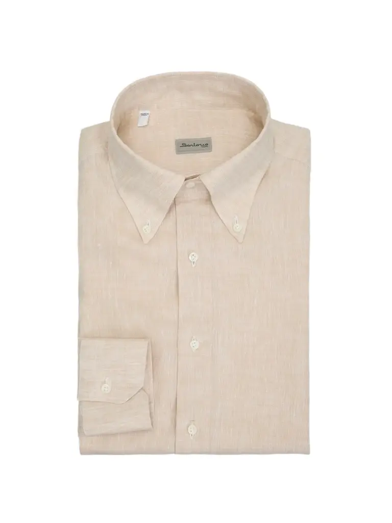 Sartorio Napoli Men's Western Linen Shirt