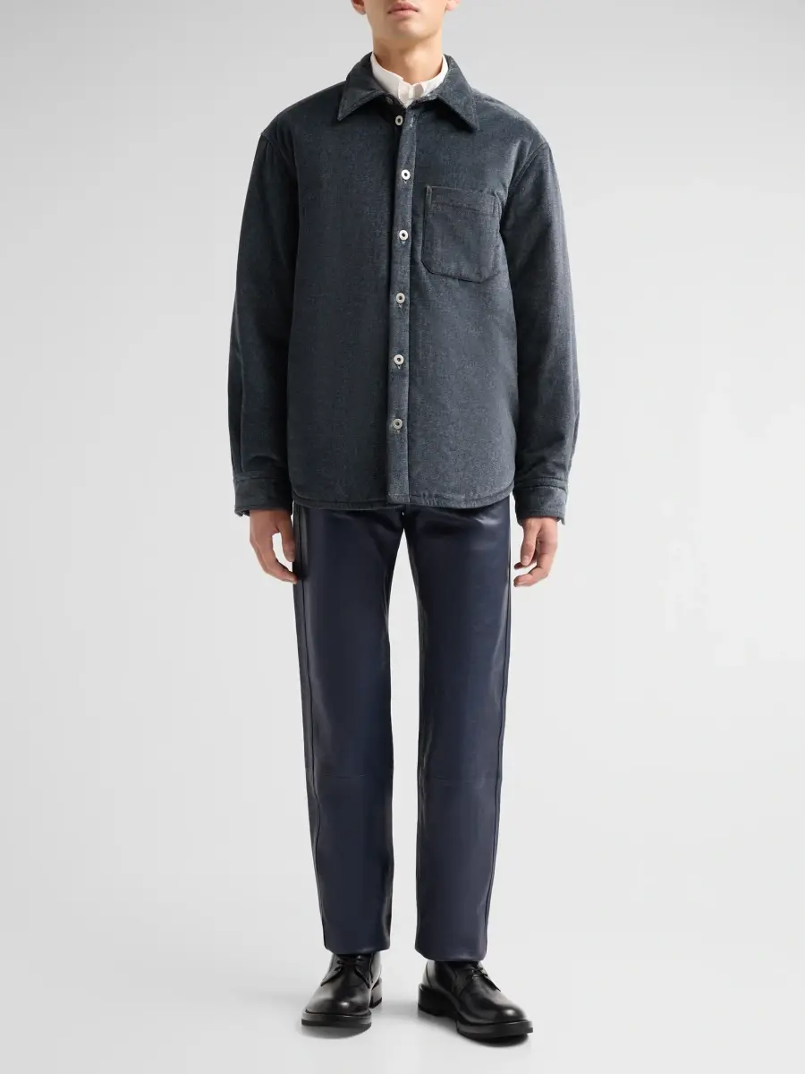 Public School Men Carlton Velvet Denim Shirt | Thumbnail 2 Public School Men Carlton Velvet Denim Shirt | Thumbnail 2