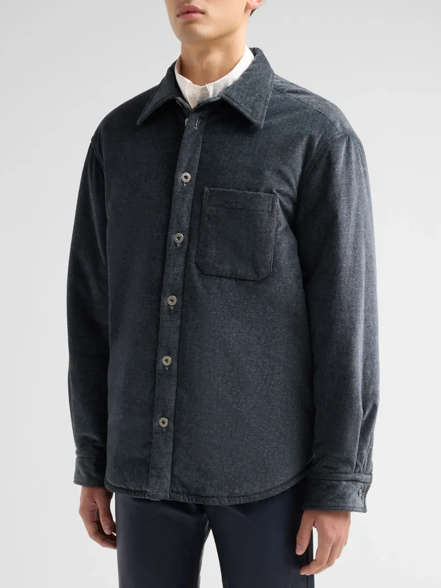 Public School Men Carlton Velvet Denim Shirt | Thumbnail 4 Public School Men Carlton Velvet Denim Shirt | Thumbnail 4