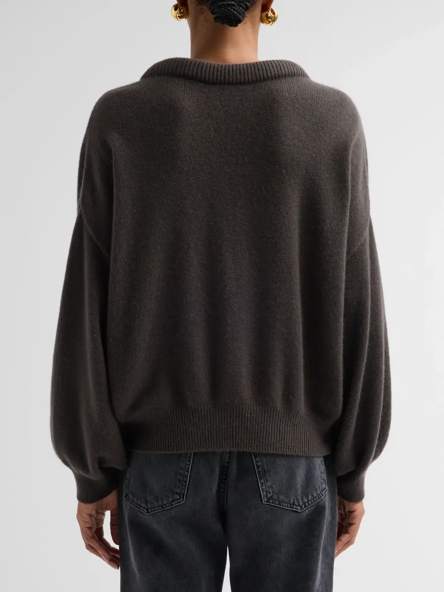 Lisa Yang Women's Doria Cashmere Scoopneck Sweater | Thumbnail 3 Lisa Yang Women's Doria Cashmere Scoopneck Sweater | Thumbnail 3