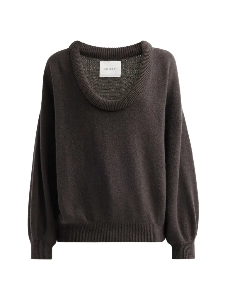Women's Doria Cashmere Scoopneck Sweater Women's Doria Cashmere Scoopneck Sweater