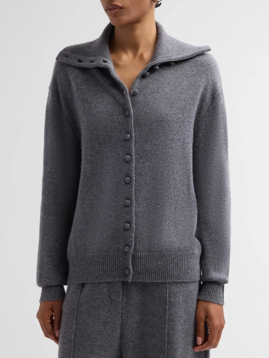 Lisa Yang Women's Denie Cashmere Cardigan | Thumbnail 4 Lisa Yang Women's Denie Cashmere Cardigan | Thumbnail 4