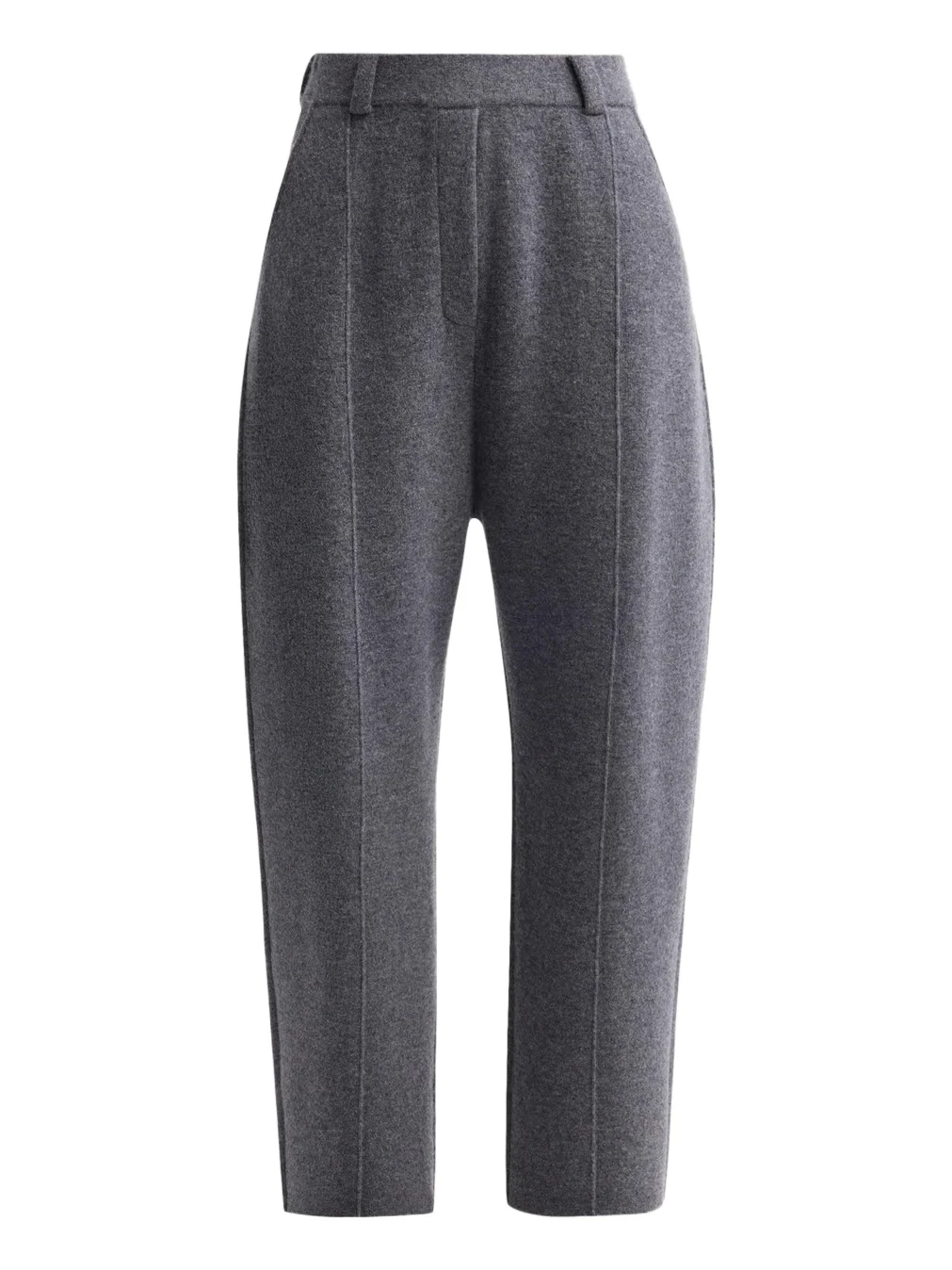 Women's Wrenda Cashmere Knit Barrel-Leg Trousers