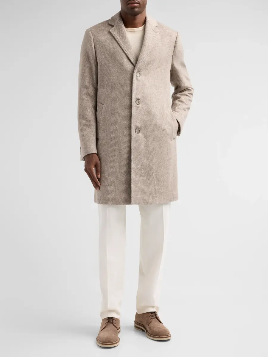 Saks Fifth Avenue Men's Herringbone Wool-Cashmere Sport Coat | Thumbnail 2 Saks Fifth Avenue Men's Herringbone Wool-Cashmere Sport Coat | Thumbnail 2