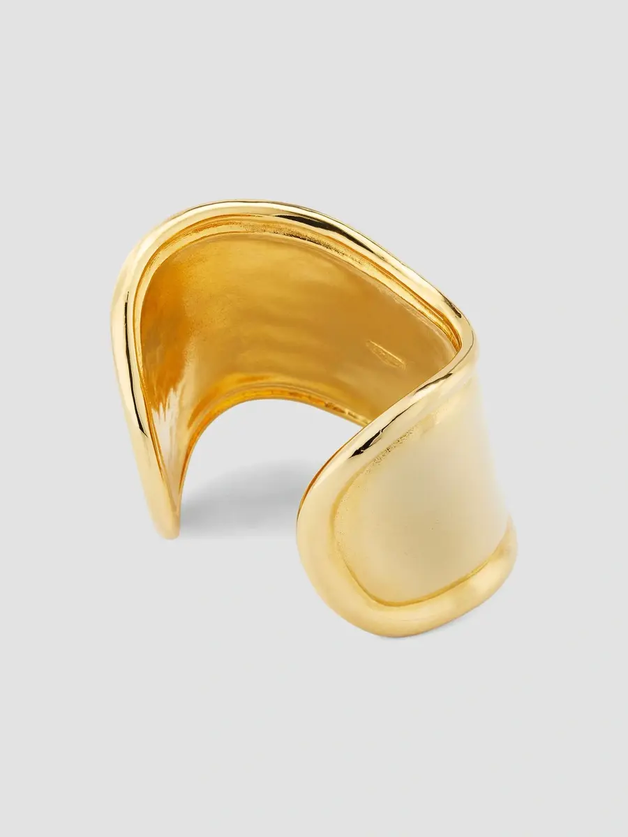 ben-amun Women's Goldtone Wavy Cuff | Thumbnail 4 ben-amun Women's Goldtone Wavy Cuff | Thumbnail 4