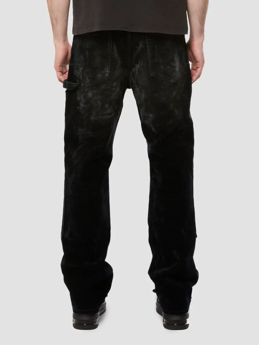 Purple Brand Men's Flocked Carpenter Jeans | Thumbnail 3 Purple Brand Men's Flocked Carpenter Jeans | Thumbnail 3