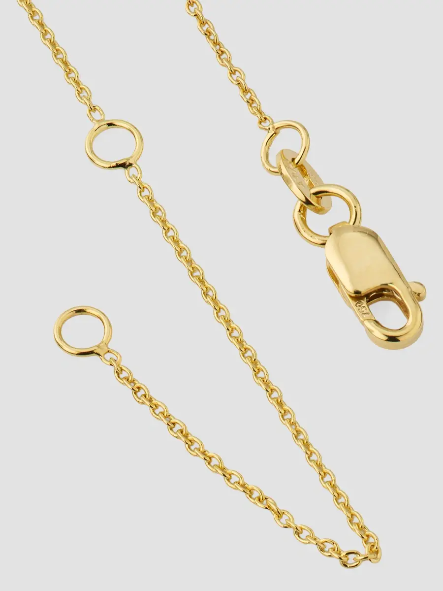 Roberto Coin Women's Tiny Treasurers 18K Yellow Gold & Ruby Love Story Pendant Necklace | Thumbnail 3