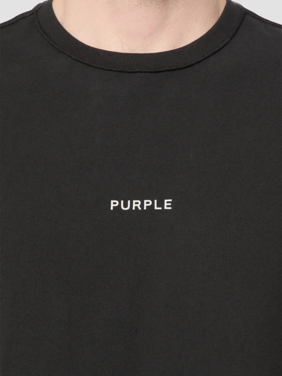 Purple Brand Men's Logo extured Cotton Muscle Tank | Thumbnail 3 Purple Brand Men's Logo extured Cotton Muscle Tank | Thumbnail 3