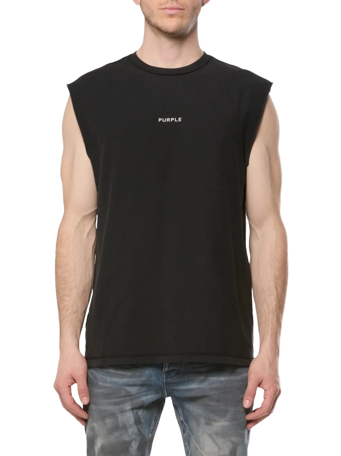Men's Logo extured Cotton Muscle Tank Men's Logo extured Cotton Muscle Tank