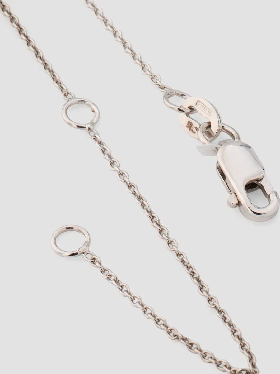 Roberto Coin Women's Tiny Treasurers 18K White Gold & 0.18 TCW Black Diamond Soccer Ball Pendant Necklace | Thumbnail 3 Roberto Coin Women's Tiny Treasurers 18K White Gold & 0.18 TCW Black Diamond Soccer Ball Pendant Necklace | Thumbnail 3