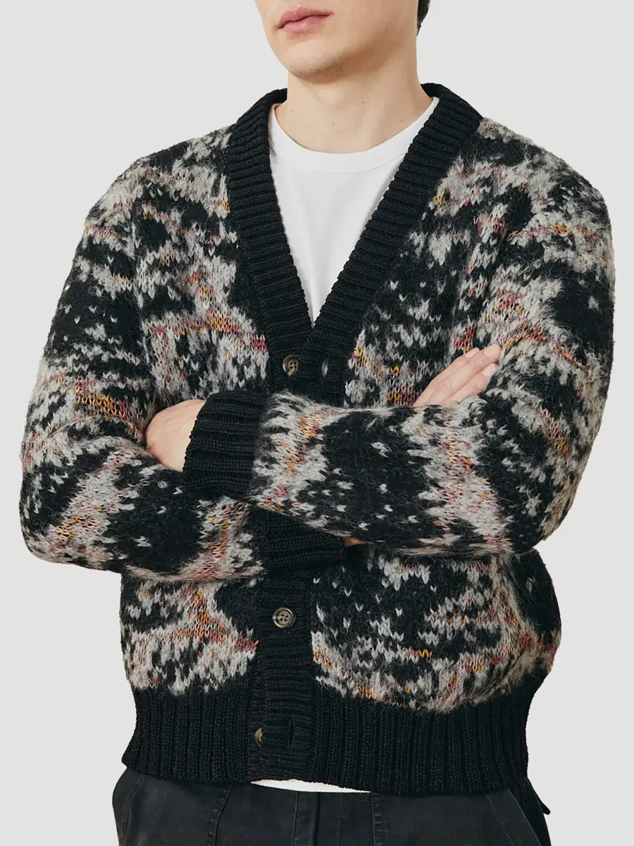 Corridor Men's Nightingale Cotton-Alpaca-Blend Cardigan | Thumbnail 4 Corridor Men's Nightingale Cotton-Alpaca-Blend Cardigan | Thumbnail 4