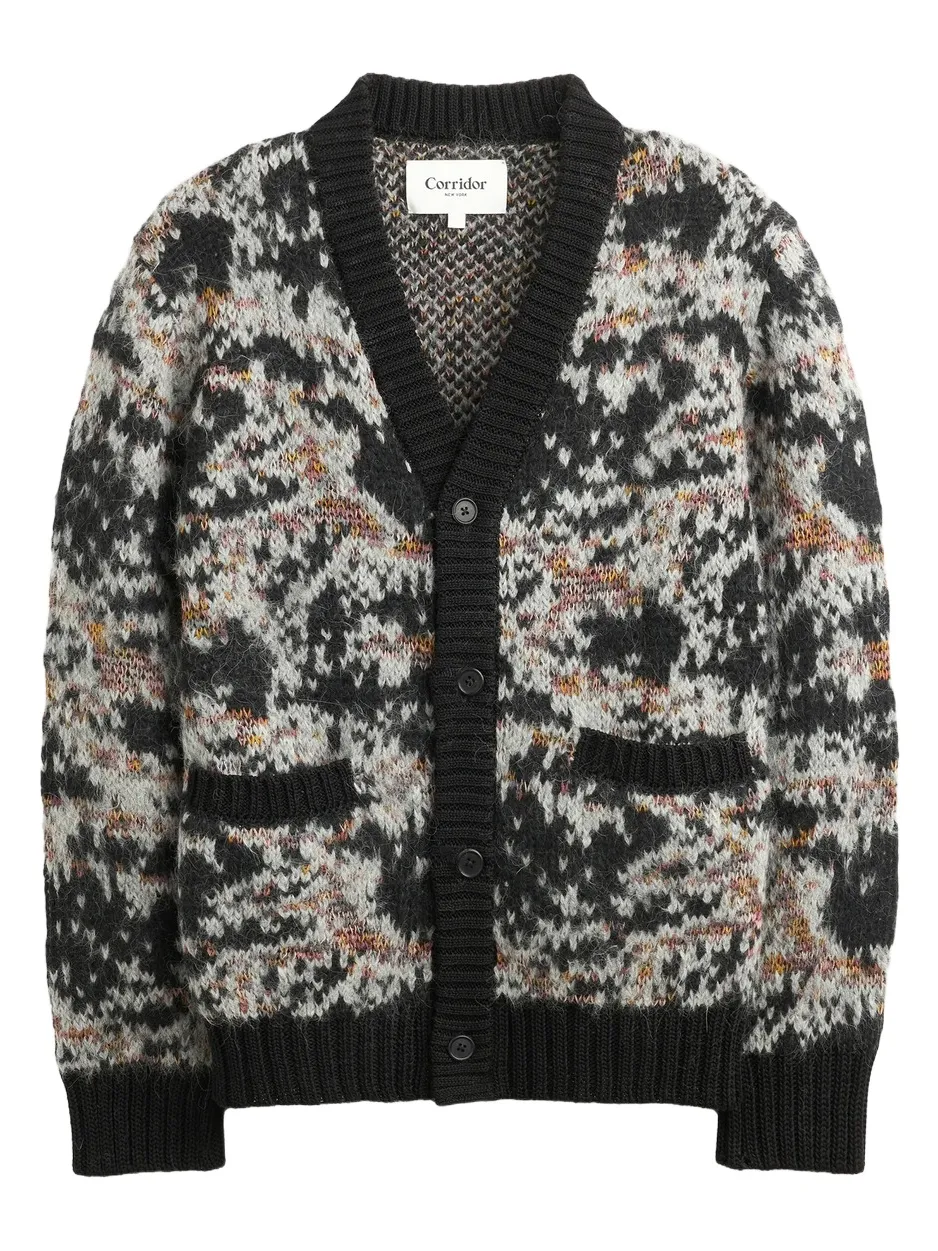 Men's Nightingale Cotton-Alpaca-Blend Cardigan Men's Nightingale Cotton-Alpaca-Blend Cardigan