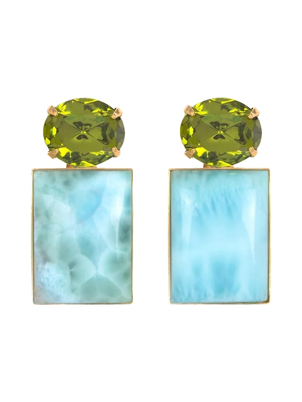 Jennifer Behr Women's Alette 18K-Gold-Plated, Austrian Crystal & Laramar Drop Earrings