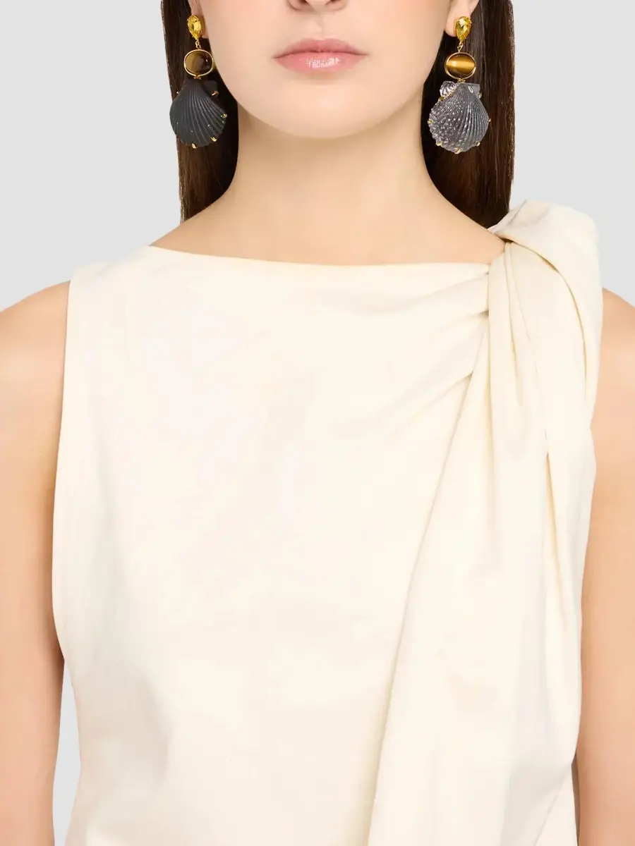 Jennifer Behr Women's Augustine 18K-Gold-Plated & Mixed-Media Drop Earrings | Thumbnail 2 Jennifer Behr Women's Augustine 18K-Gold-Plated & Mixed-Media Drop Earrings | Thumbnail 2
