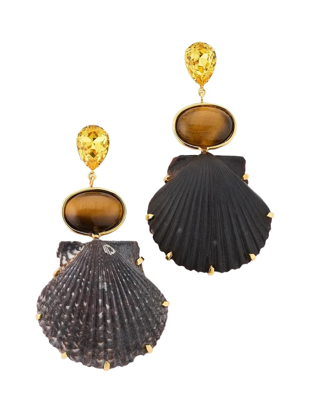 Jennifer Behr Women's Augustine 18K-Gold-Plated & Mixed-Media Drop Earrings