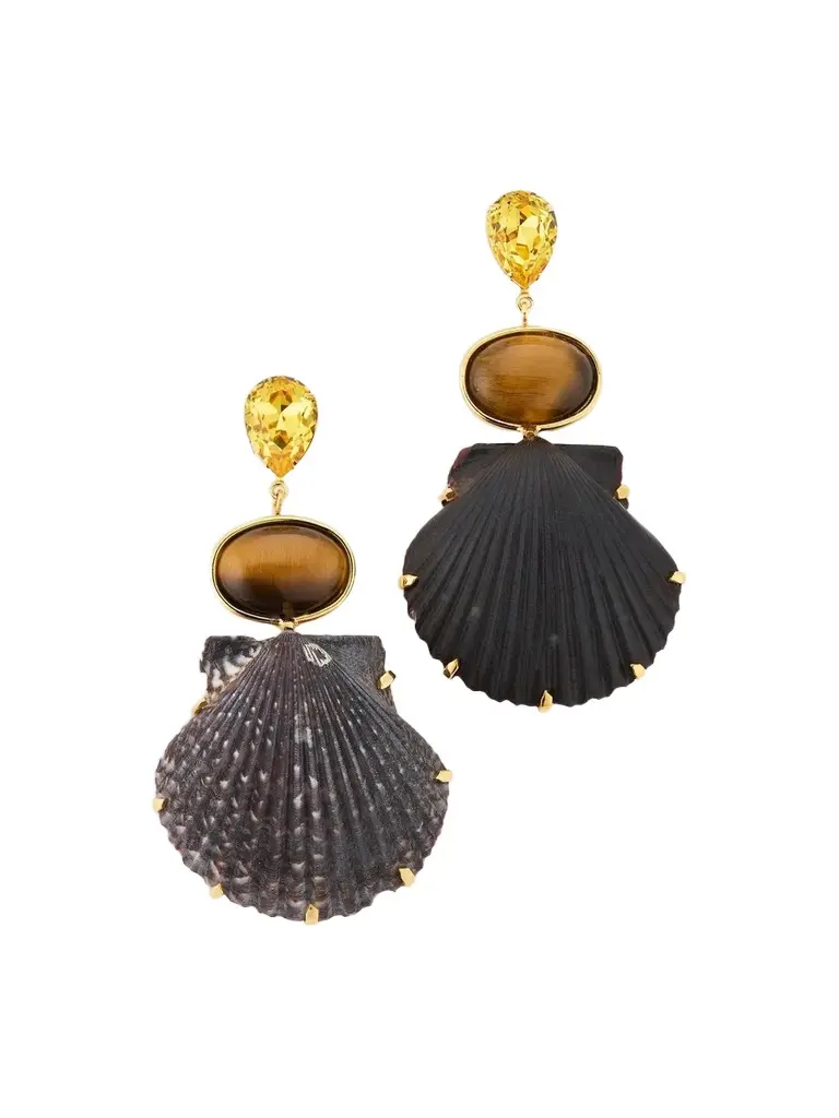 Jennifer Behr Women's Augustine 18K-Gold-Plated & Mixed-Media Drop Earrings