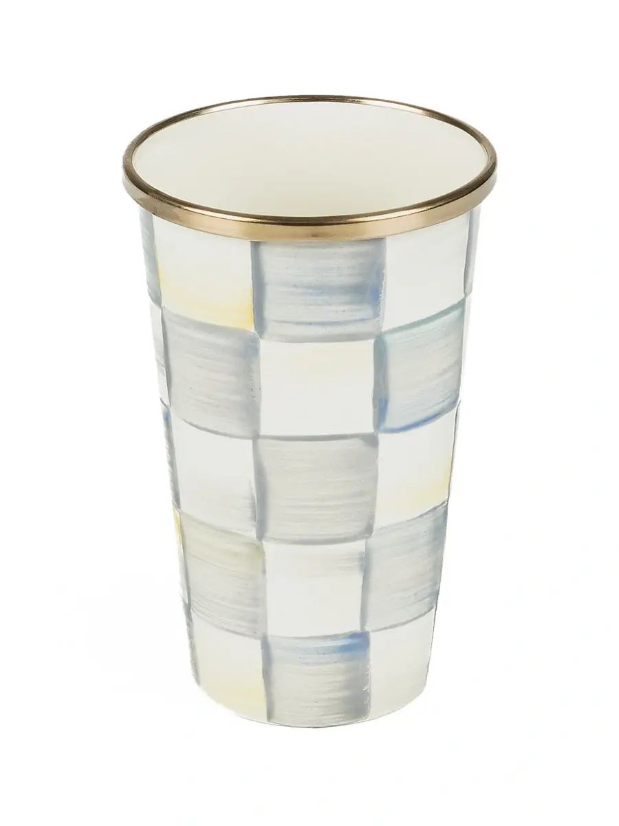 MacKenzie-Childs Sterling Check Enamel Tumbler | Thumbnail 2