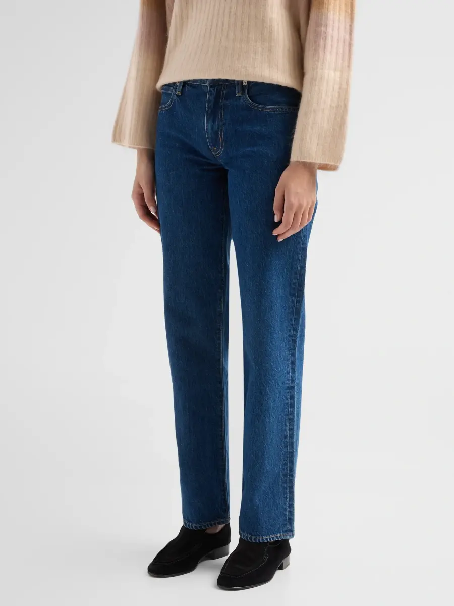 SLVRLAKE Women's Chloe Straight-Leg Jeans | Thumbnail 4