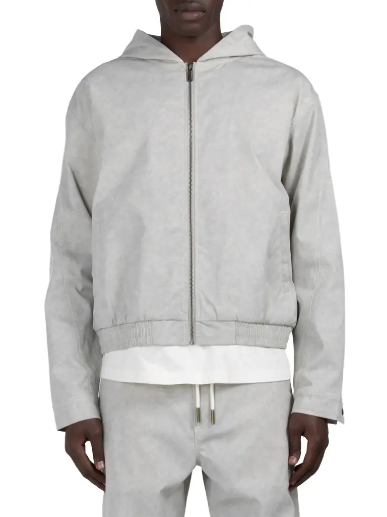 Honor The Gift Men's Embroidered Twill Hooded Jacket