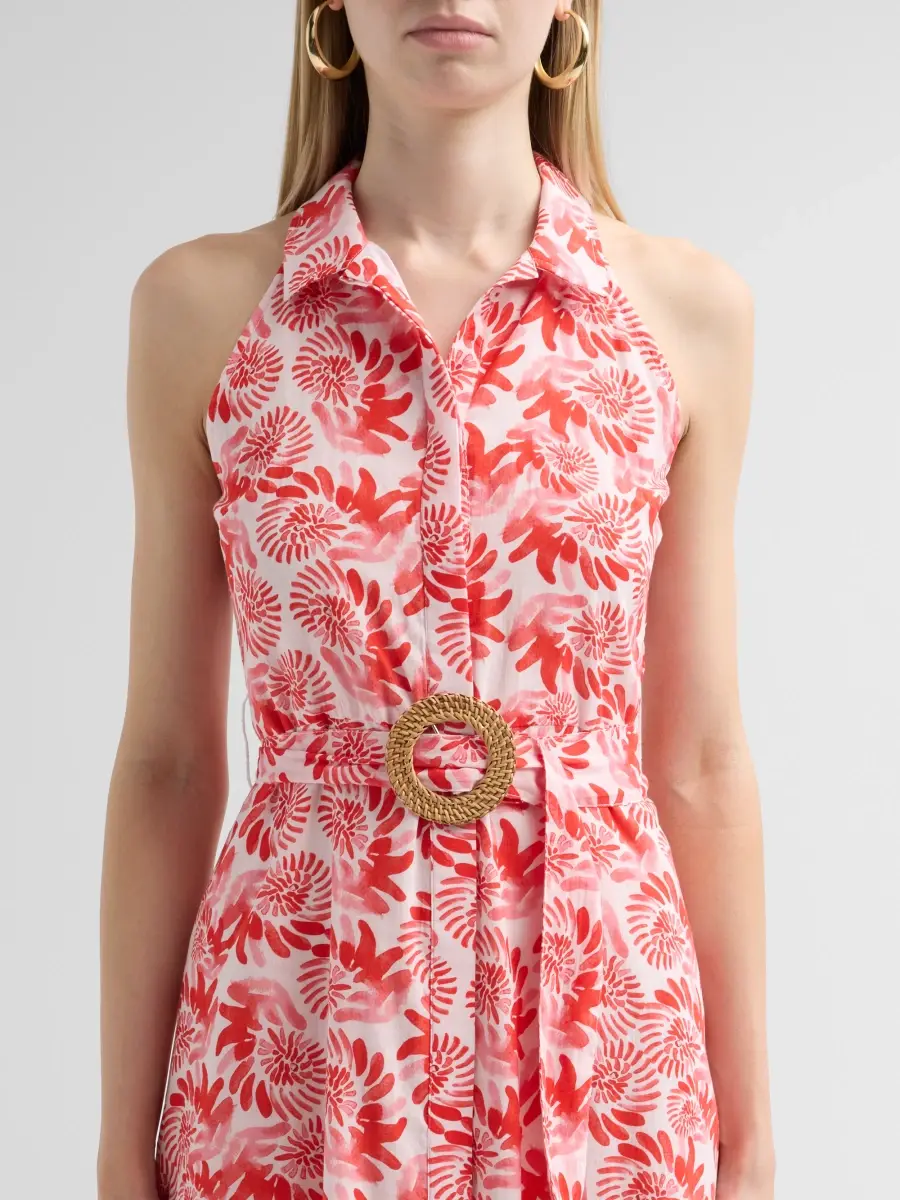 Ro's Garden Women's Regina Sleeveless Mini Shirtdress | Thumbnail 5